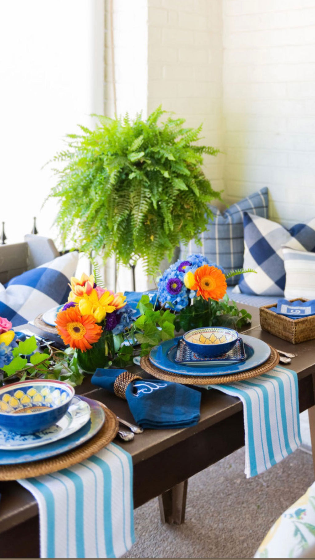 Kitchen Towels As Placemats